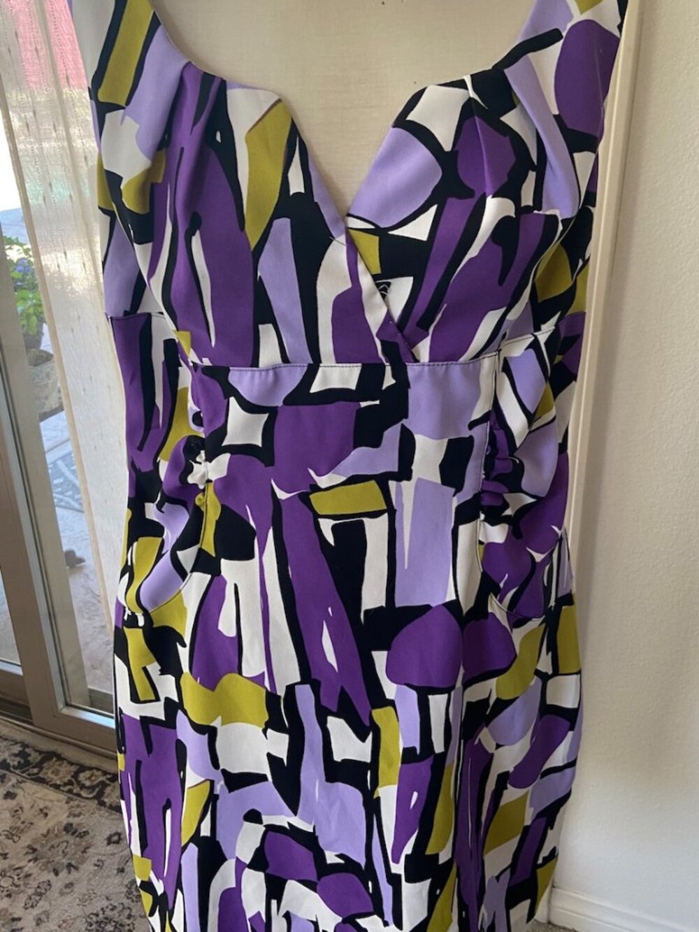 Petite Color Block Dress